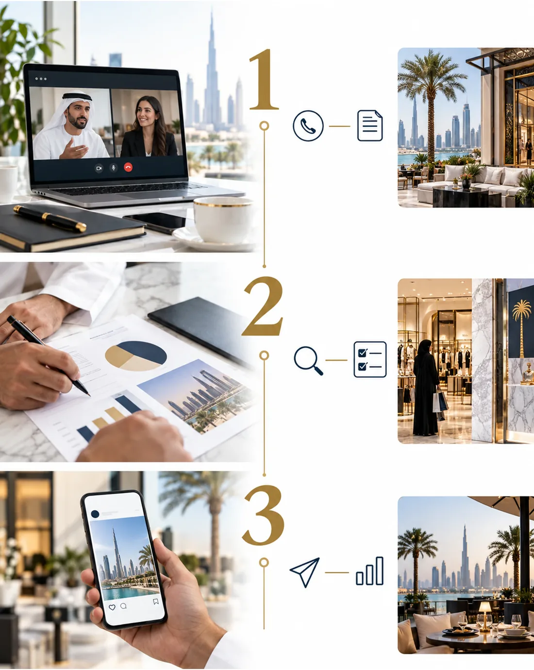 Get started with a digital marketing consultant in Dubai in three easy steps