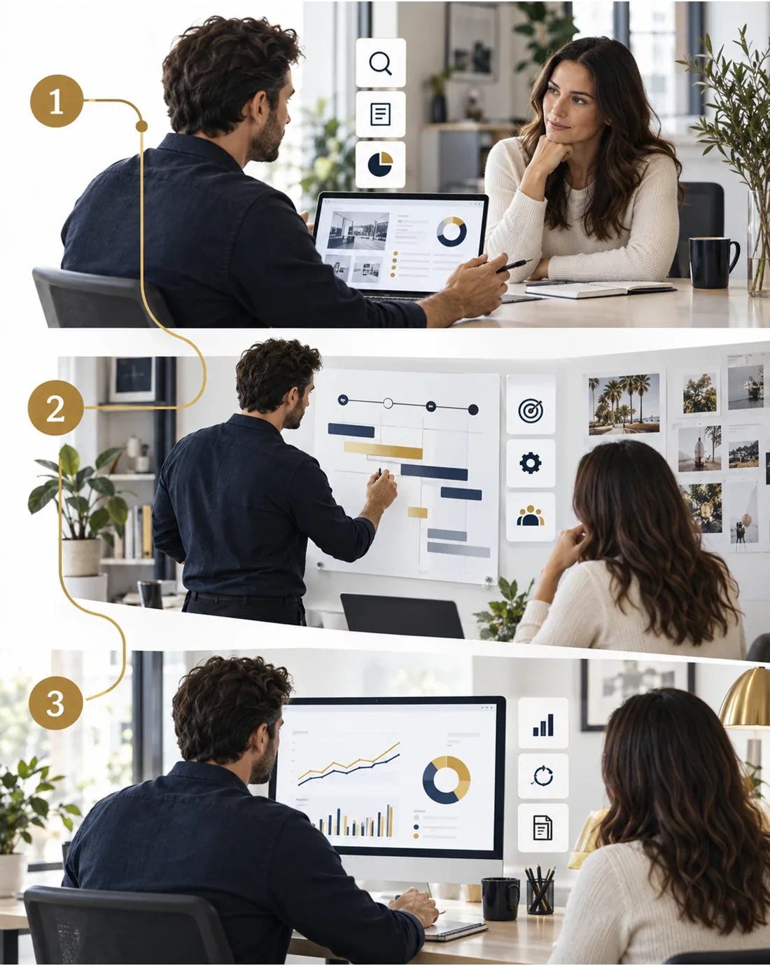 Get started with a freelance digital marketing consultant in three easy steps