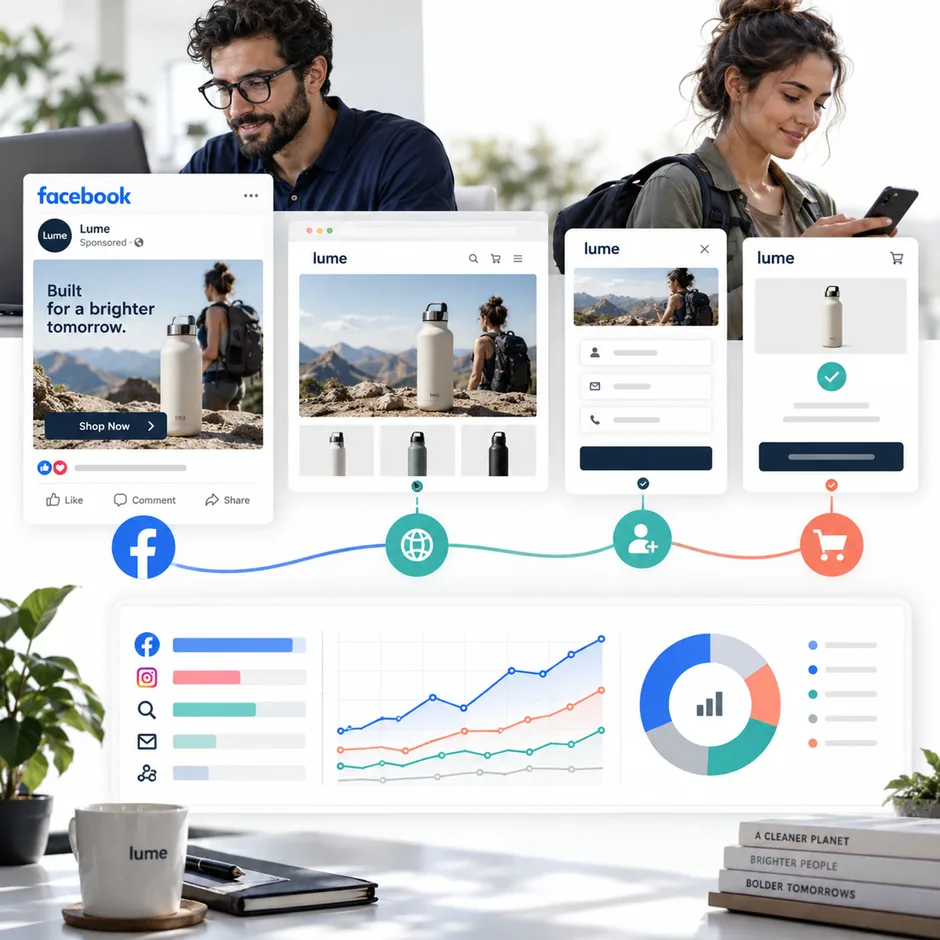 Cross platform attribution and unified analytics