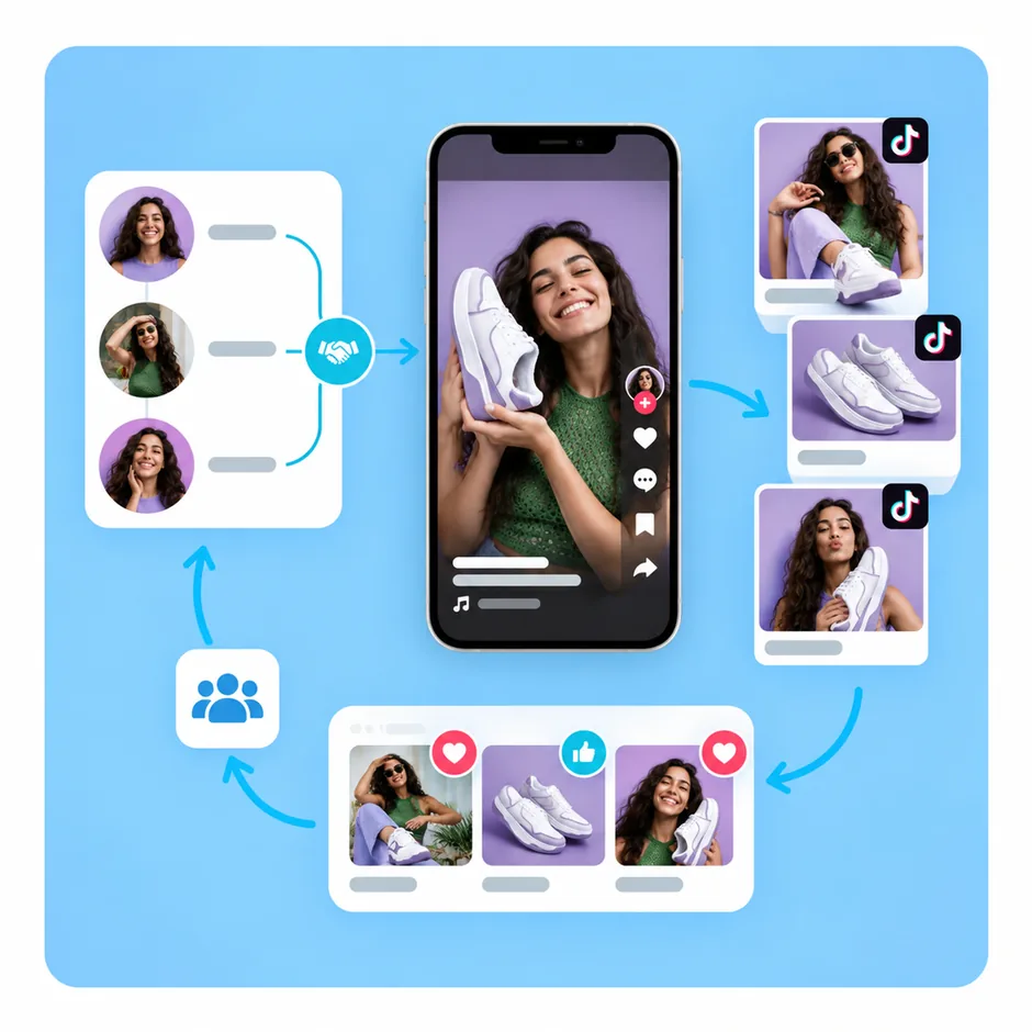 Influencer collaborations and hashtag campaigns