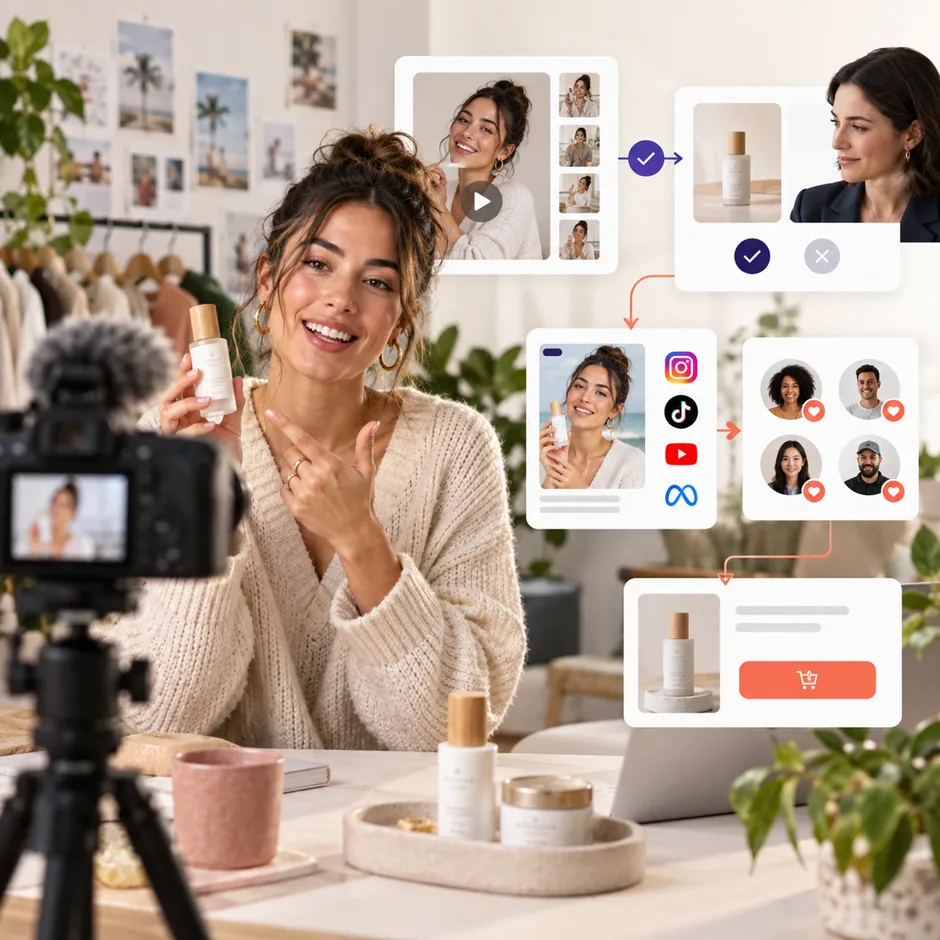 Influencer powered ads