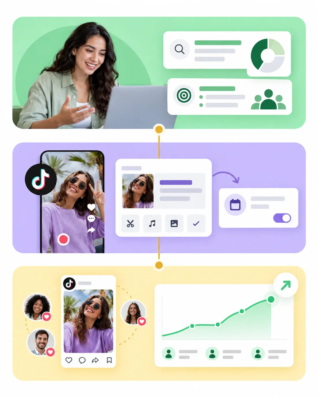 Get started with TikTok marketing strategy in three easy steps