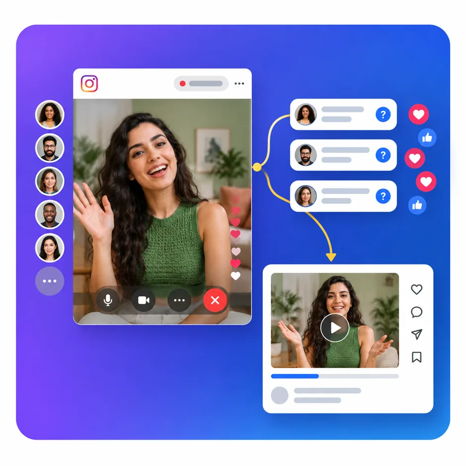 Live events and interactive Q&As
