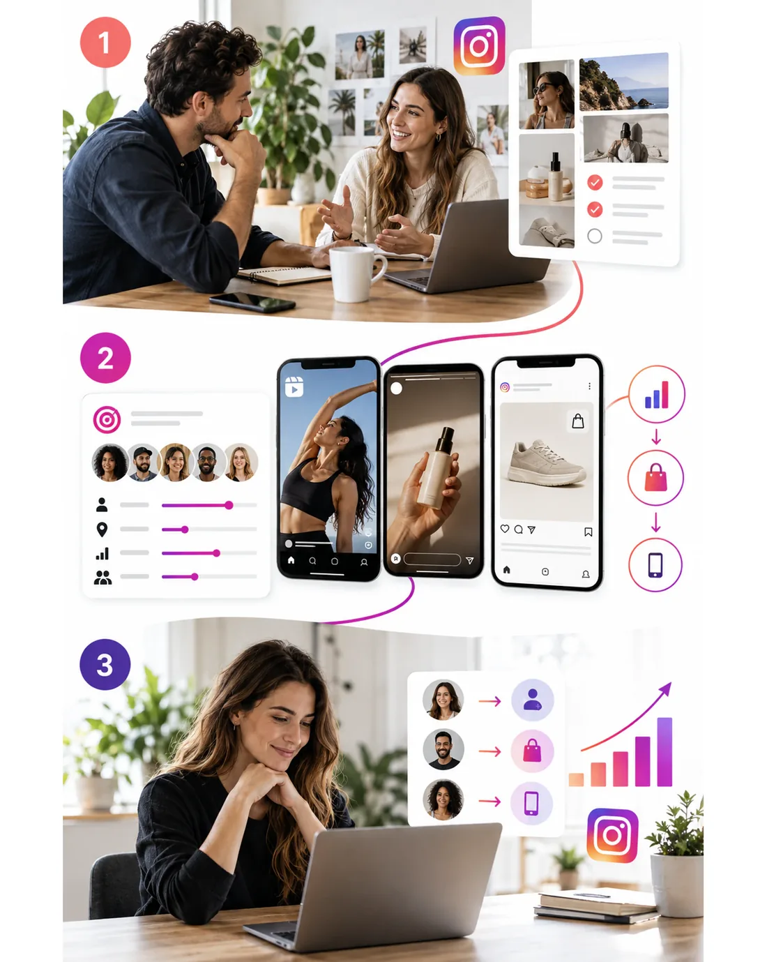 Get started with Instagram advertising services in three easy steps