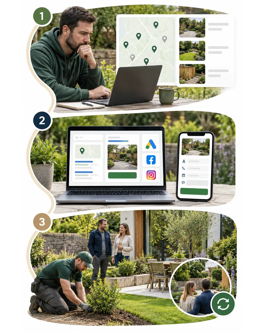Get started with landscaping digital marketing in three easy steps