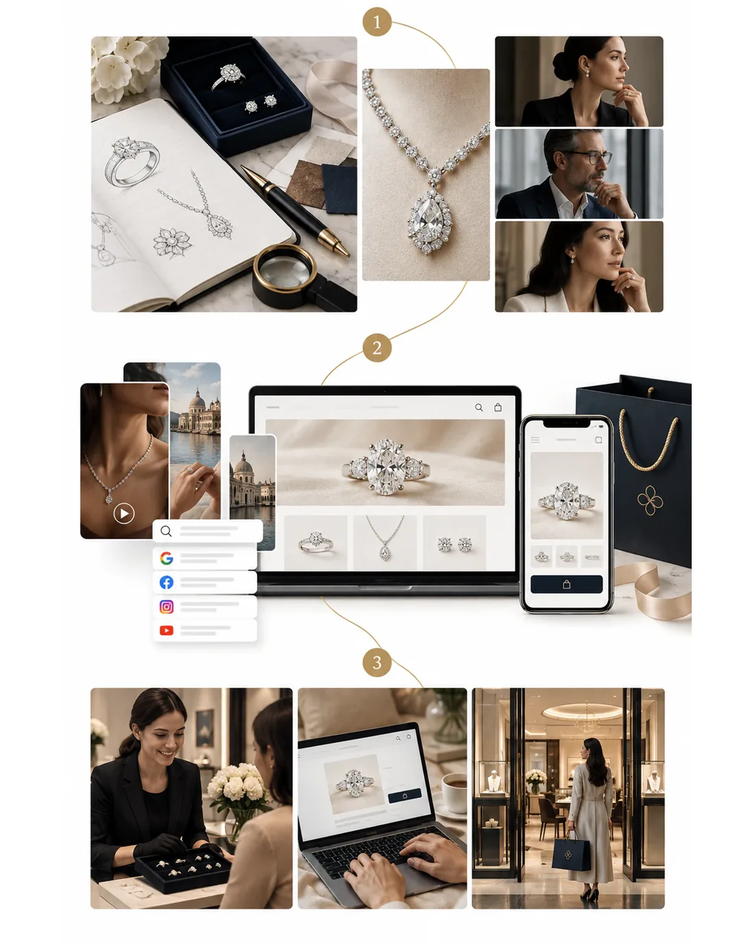 Get started with jewellery digital marketing in three easy steps