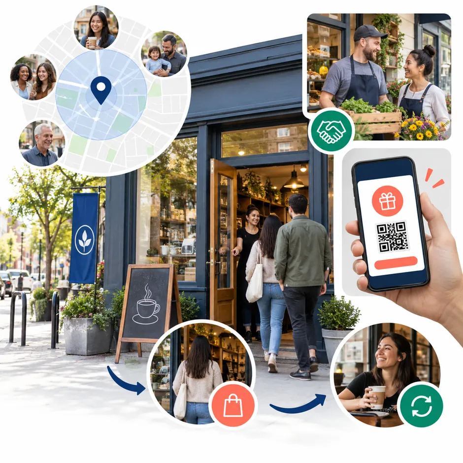 Localized marketing and foot traffic
