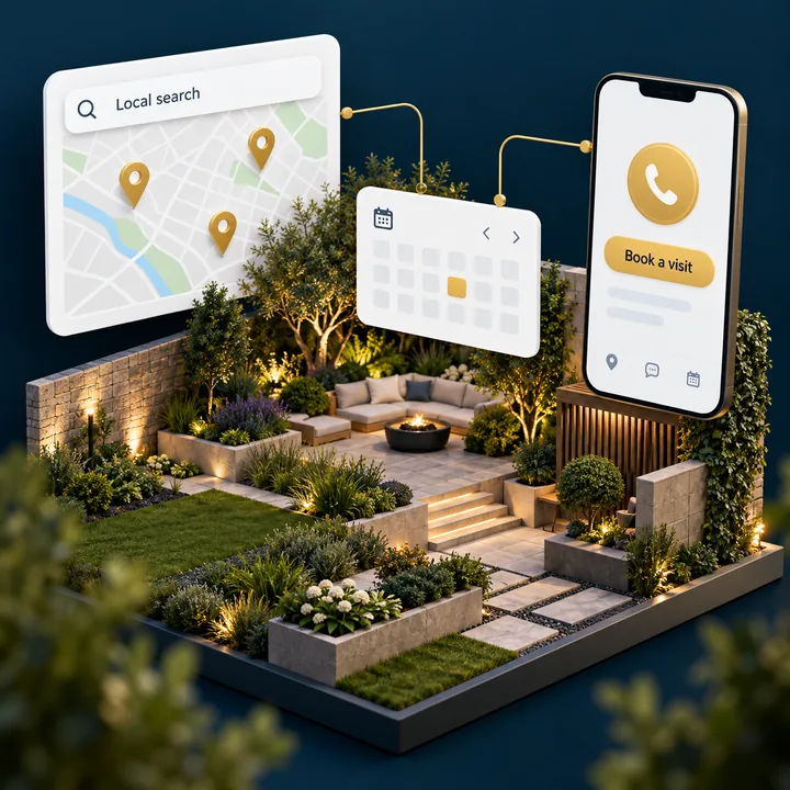Digital marketing strategy for landscaping businesses