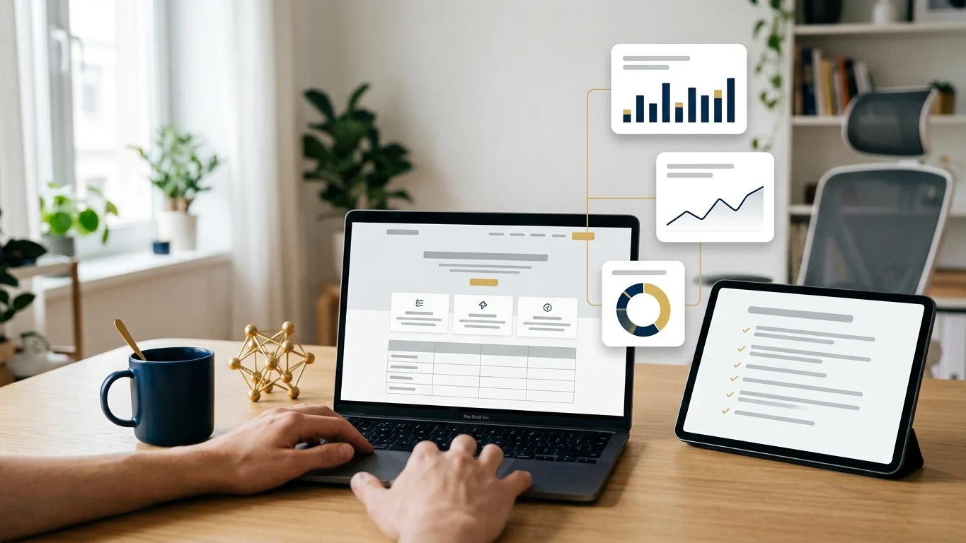 AI app landing page and onboarding checklist design